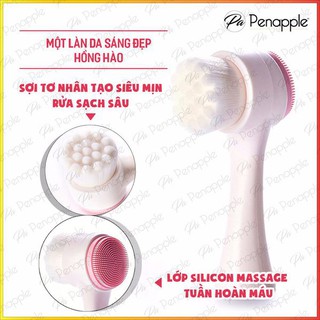 Cọ rửa mặt masage 2 đầu