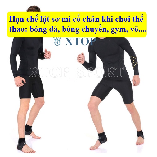 Băng Cổ Chân, Đai Quấn Bảo Vệ Mắt Cá, Bó Cổ Chân Chính Hãng Aolikes Tập Gym Thể Thao 7130