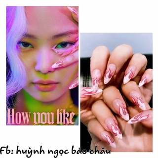 Móng giả ngọn lửa nhiều màu🔥