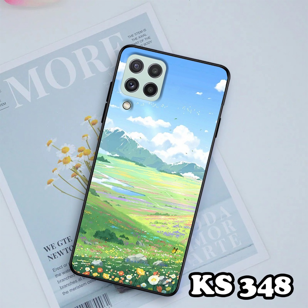 Ốp lưng Samsung A12 - Samsung A22 4G - Samsung A22 5G - Ốp in hình Cánh đồng hoa - Chất liệu TPU siêu bền
