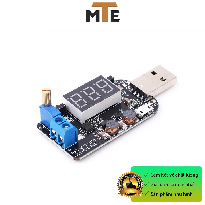 Mạch nguồn đa năng cắm USB cho đầu ra từ 1,2V đến 24V 3W - Module nguồn buck boost