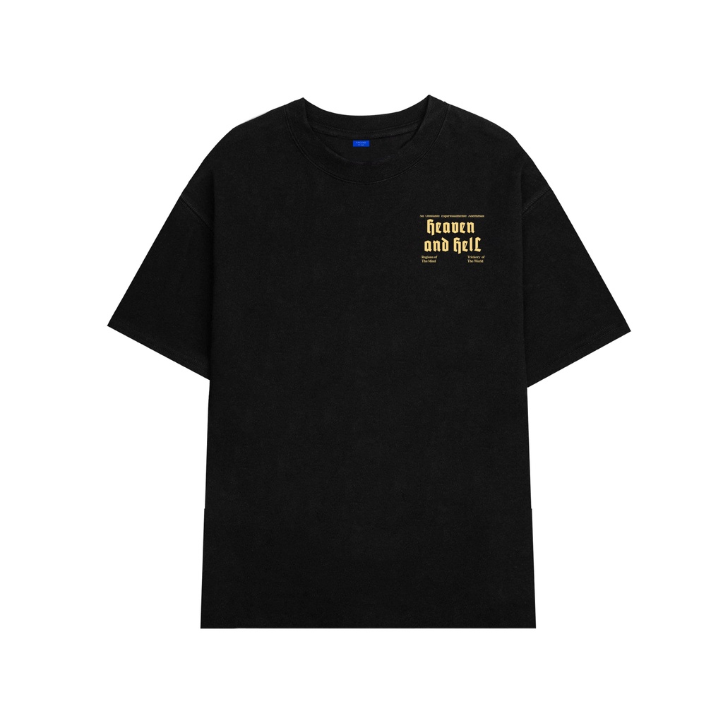 Áo Thun GREEND Unisex Local Brand Tay Lỡ Oversize Black/White Gothic Art Paintings Ver 2 T-Shirt TS051