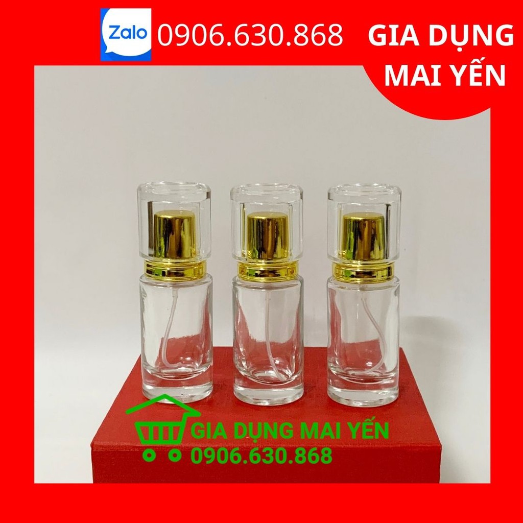 CHAI CHIẾT NƯỚC HOA TRÒN 20ML