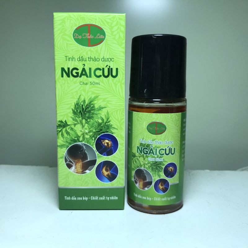 Tinh Dầu Ngải Cứu Dạ Thảo Liên 50ml - Xoa Bóp Đau Nhức Xương Khớp, Đau Cột Sống, Đau Lưng, Đau Cơ