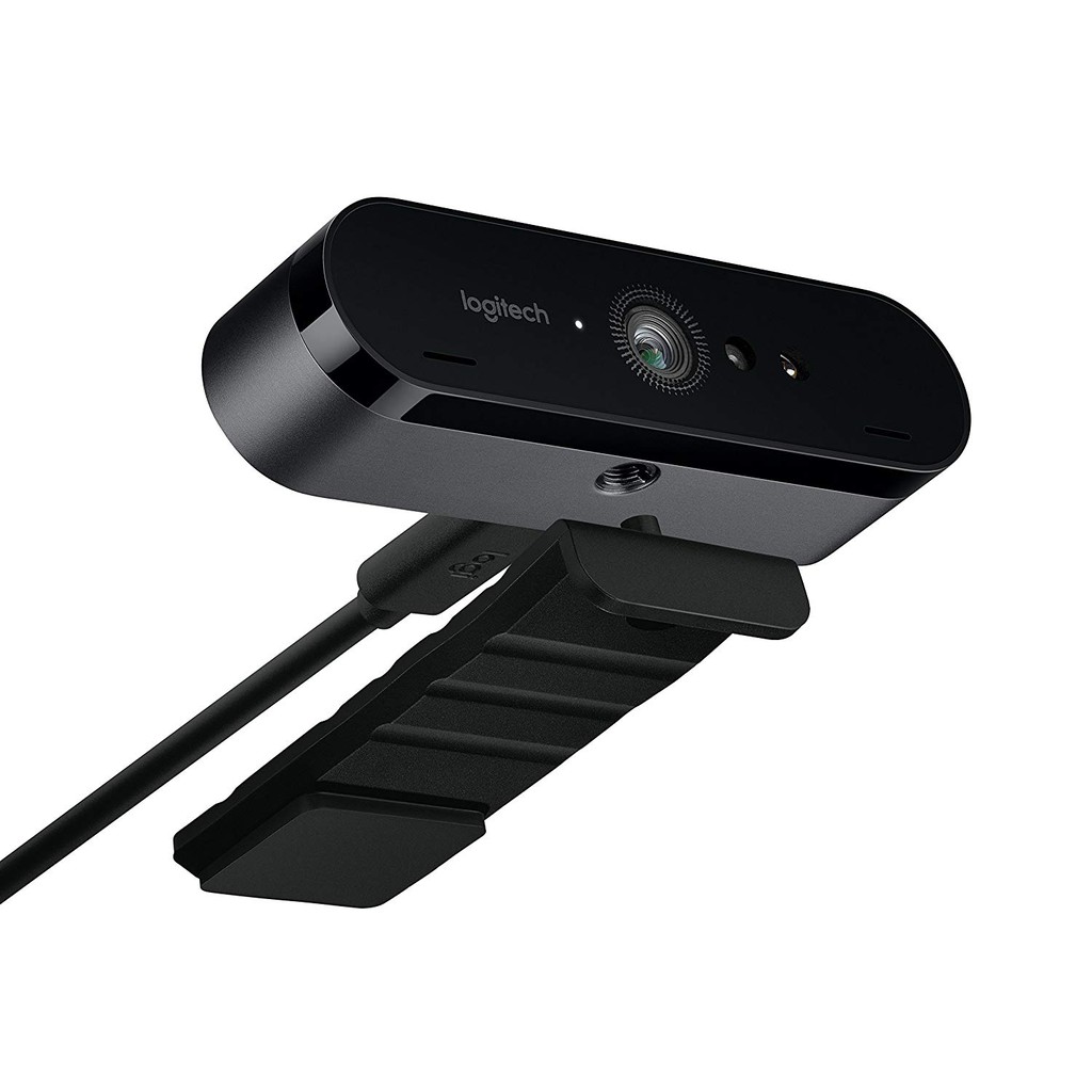 Webcam Logitech BRIO - 4K Ultra HD chính hãng, tặng túi đựng, chân...check bảo hành theo seri trên website Logitech