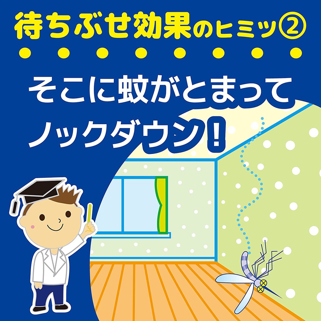 Xịt chống muỗi và côn trùng KINCHO nội địa Nhật Bản 45ml (200 Ngày)