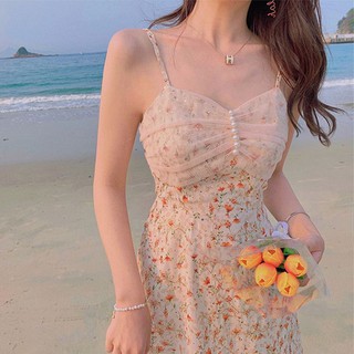 [ORDER] - ĐẦM HOA HAI DÂY CAO CẤP PHỐI LƯỚI