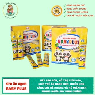 SIRO ĂN NGON BABYPLUS GIÚP BÉ ĂN NGON, TĂNG CÂN VÀ TĂNG SỨC ĐỀ KHÁNG