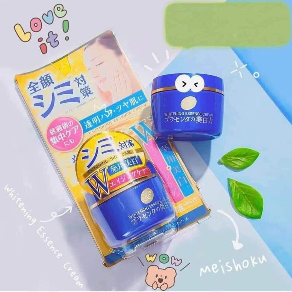 Kem Dưỡng Trắng Da W Meishoku [CHÍNH HÃNG] Nhật Bản 55g
