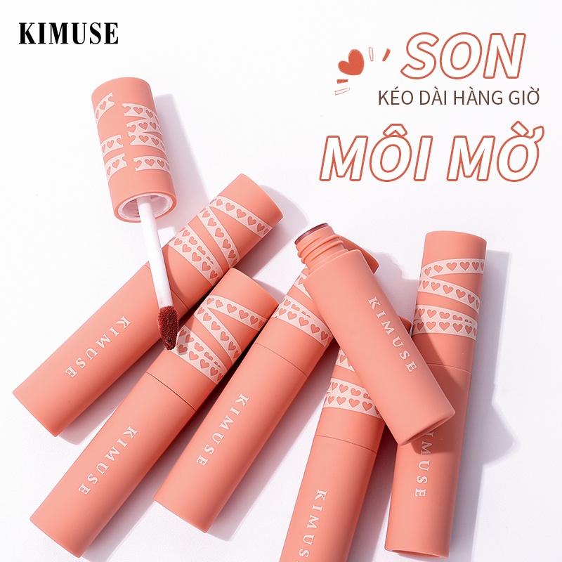 Son lì mịn KIMUSE 20g dưỡng ẩm lâu trôi không thấm nước