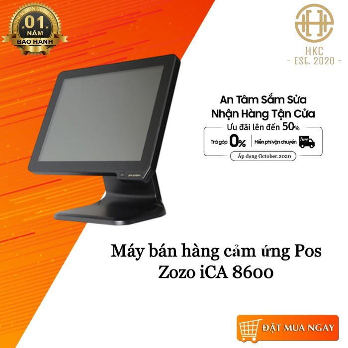 Máy bán hàng cảm ứng Pos Zozo iCA 8600