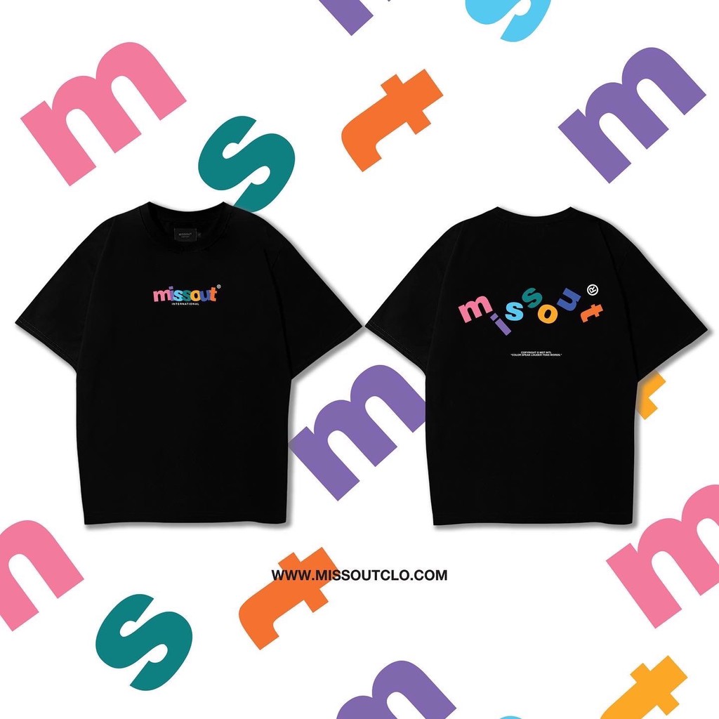 Áo Missout Logo Colorful