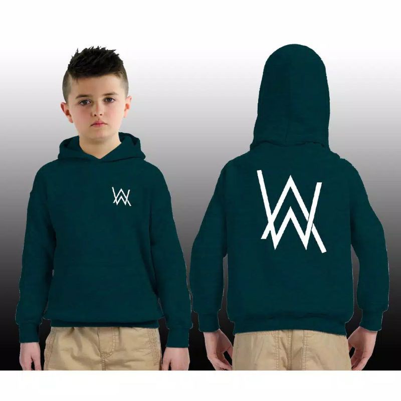 Áo Khoác Hoodie In Hình Alan Walker Thời Trang Cho Bé