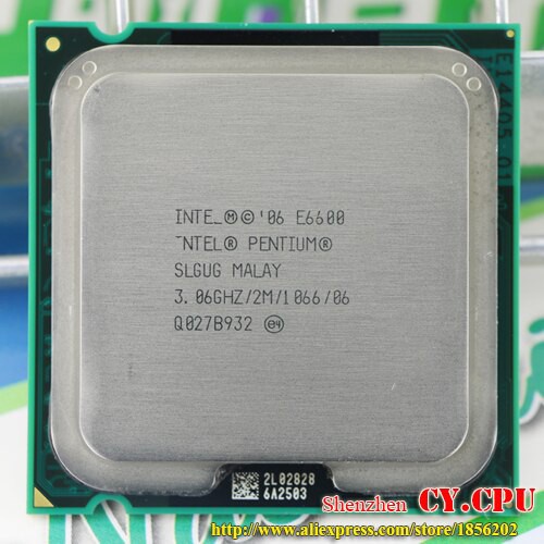 CPU Intel Pentium E6600 3.06Ghz