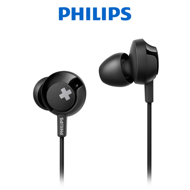 Tai nghe Philips SHE4305BK/00 - Màu Đen, có Mic