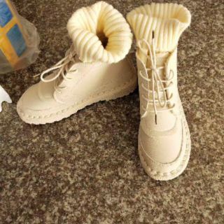Giầy boot cao cổ len ( Hàng order) hagauorder