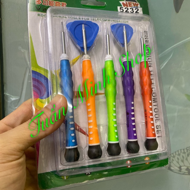 Bộ Tua Vít Tháo Máy Điện Thoại 5 Màu