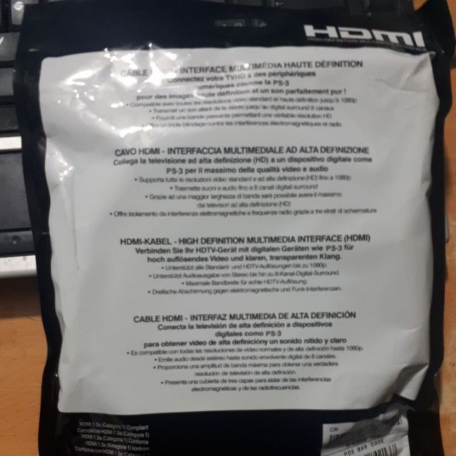 Dây Cáp Tín Hiệu HDMI Dùng Cho Máy Tính Để Bàn PC Máy Chiếu Tivi Đầu Ghi Camera Sony 10m Dẹt Full HD 1080