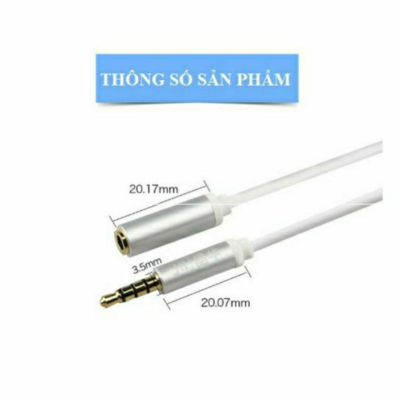 Dây nối dài tai nghe 3.5, Jack nối dài tai nghe 3.5 chính hãng sịn