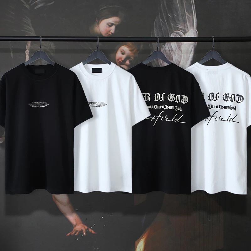 FEAR OF GOD FOG ESSENTIALS FG Áo Thun Tay Ngắn In Chữ Trẻ Trung Cho Nam Nữ