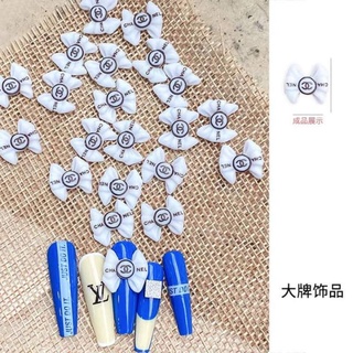 hoa nơ bột nail đẹp gắn móng