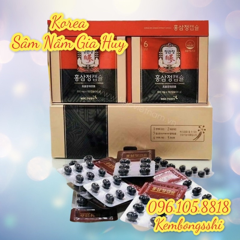 Viên hồng sâm KGC Cheong Kwan Jang KRG Extract Capsule 300 viên
