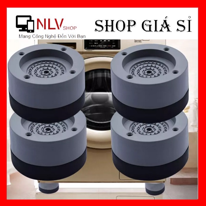COMBO Bộ 4 chân Chống rung chân đỡ đa năng, chống rung máy giặt kiểu mới