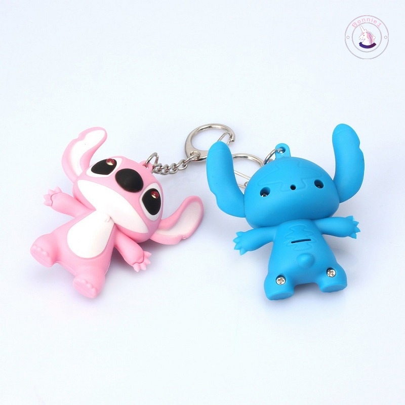 Móc Khóa Hình Lilo Và Stitch Hoạt Hình Có Đèn Led