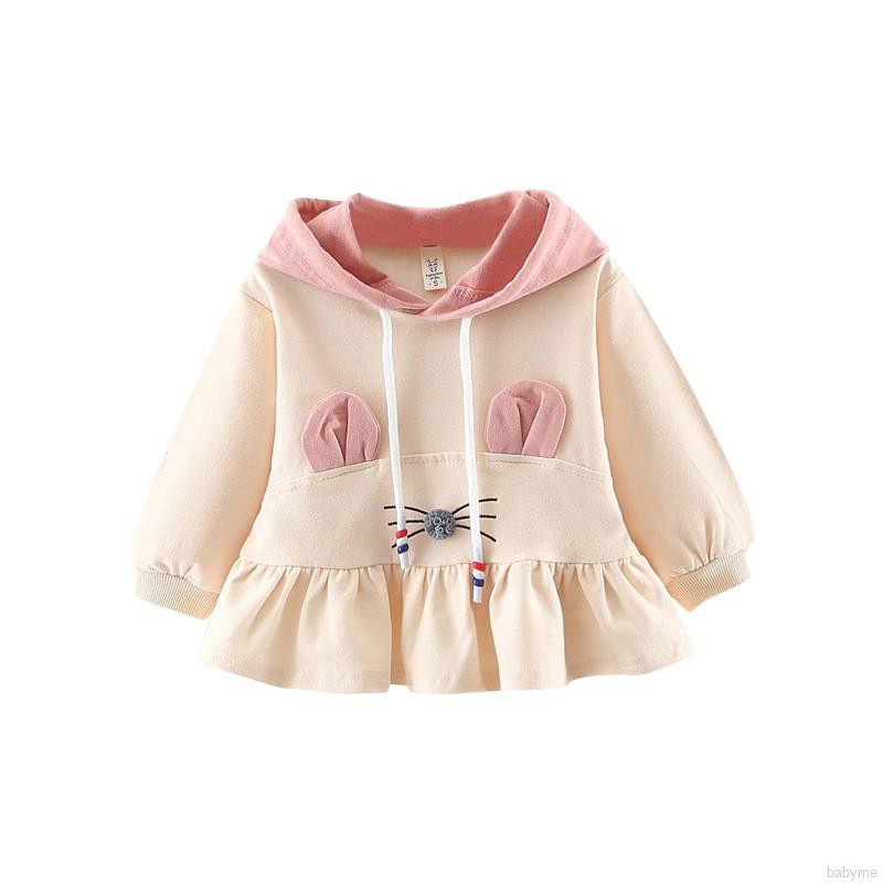 Áo hoodie dài tay in họa tiết dễ thương dành cho bé gái