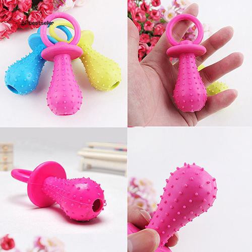 Đồ chơi núm vú giả hình chuông bằng cao su vui nhộn dành cho thú cưng