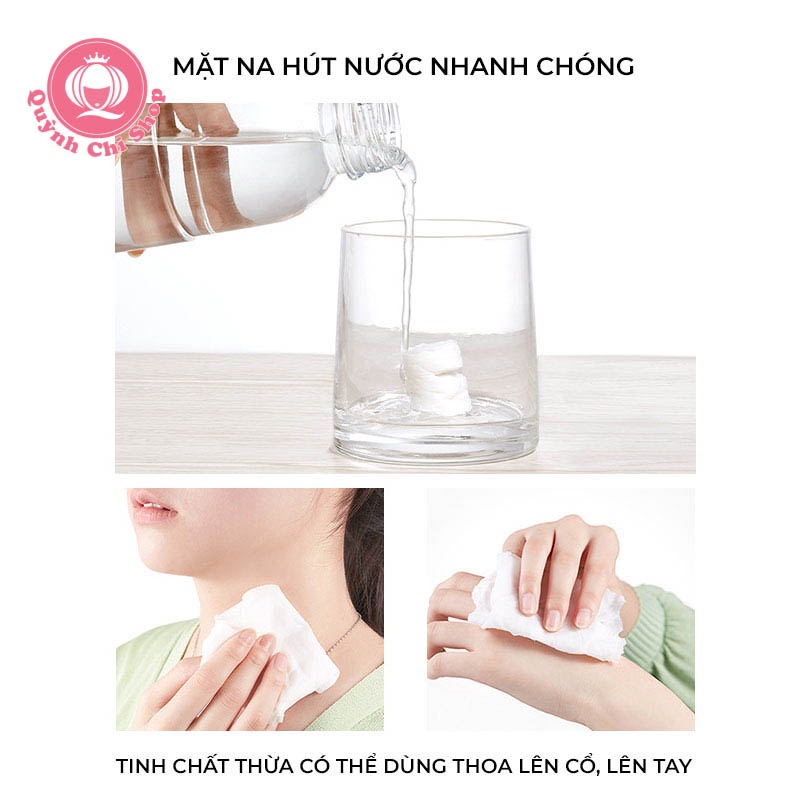 Mặt nạ nén túi zip 50-100 viên Maycreate nội địa Trung - cấp ẩm, làm dịu, làm mát da