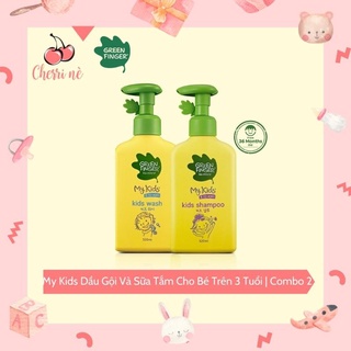 Combo 2 Dầu Gội Và Sữa Tắm Dành Cho Bé Trên 3 Tuổi Greenfinger MyKids