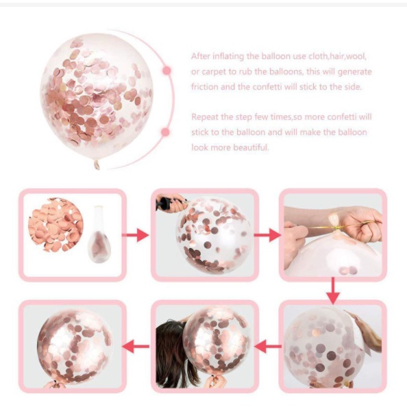 Set 10 Bong Bóng 12 Inch Trang Trí Tiệc Sinh Nhật Đẹp Mắt