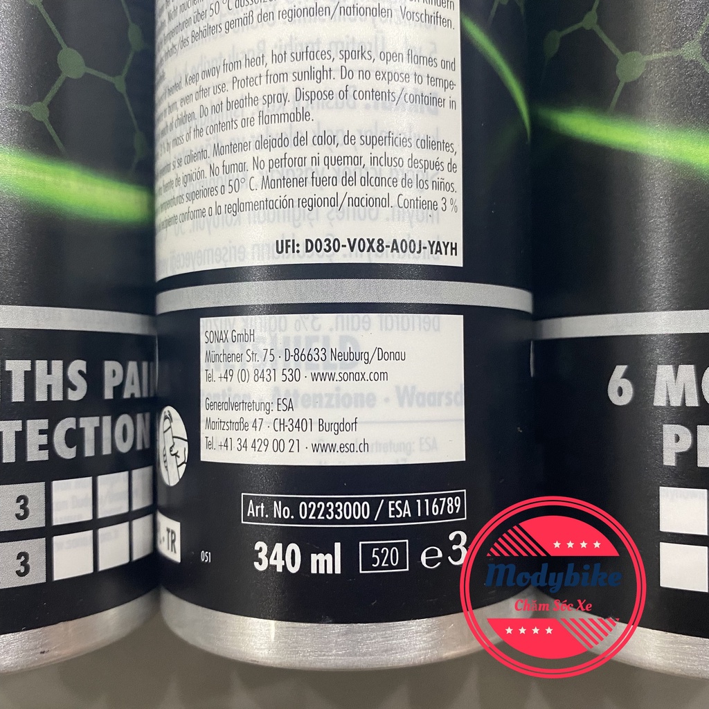 Polymer Phủ Bóng và Bảo Vệ Sơn Xe - Sonax profiline polymer netshield 340ml