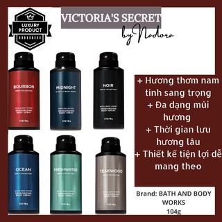 [Đủ Mùi] Xịt Thơm Toàn Thân Cho Nam Bath And Body Works