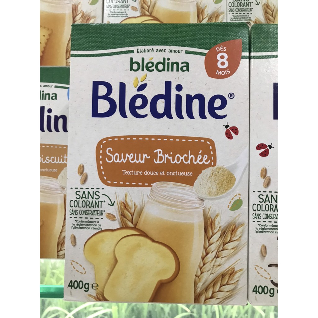 Bột Pha Sữa Bledina 400g 8m bánh mỳ date 09.2022