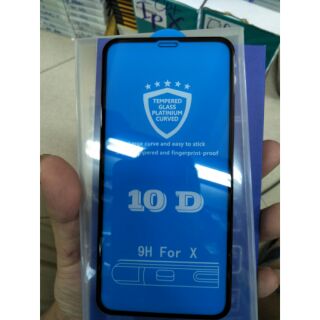 Kính cường lực full màn 10D cho iPhone X