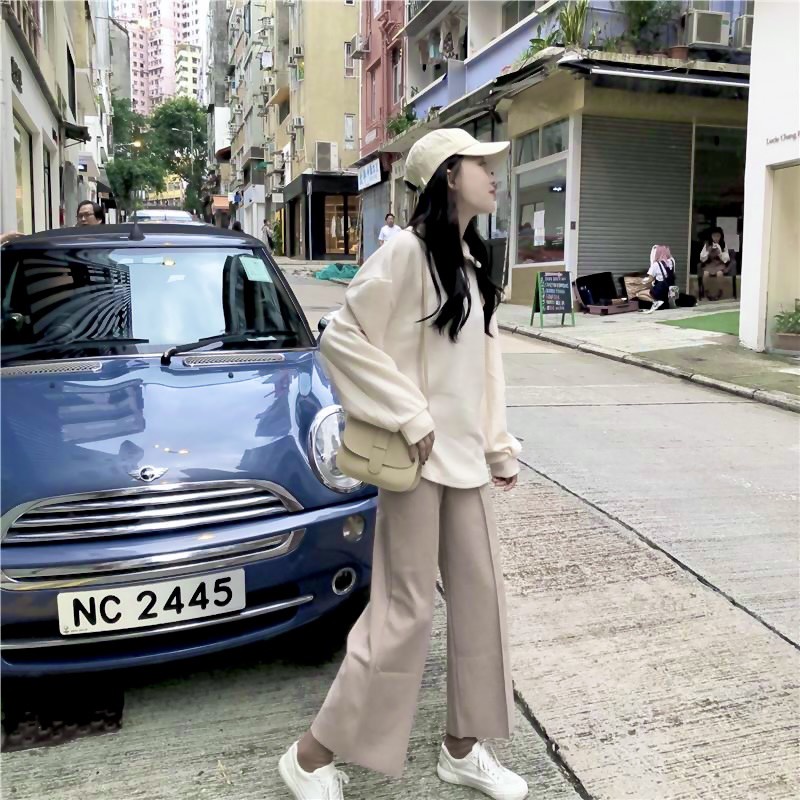 Áo Sweater Nỉ Dài Tay Nữ Dáng Rộng Phong Cách Hàn Quốc, Áo Nỉ Cổ Polo Thời Trang Cao Cấp Ullzang