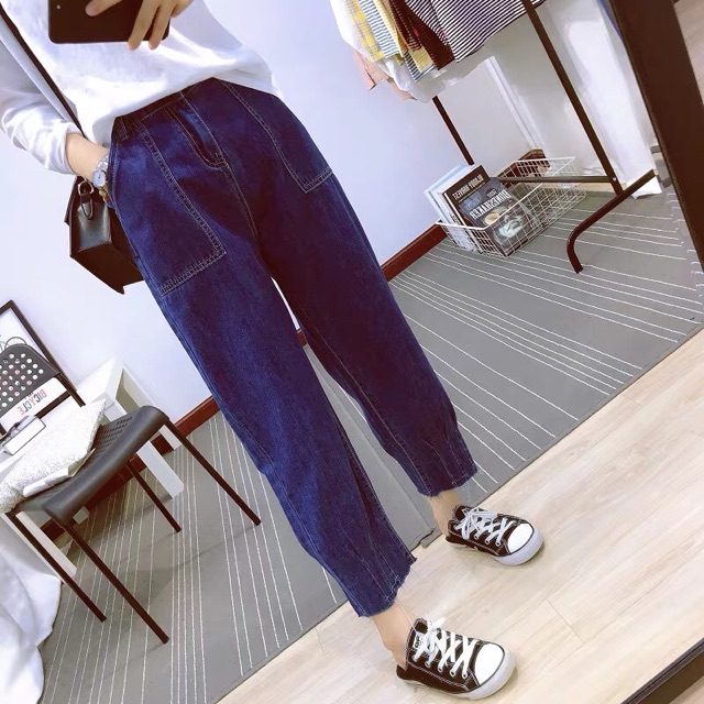 Quần Jeans Bo Gấu Phong Cách_j5