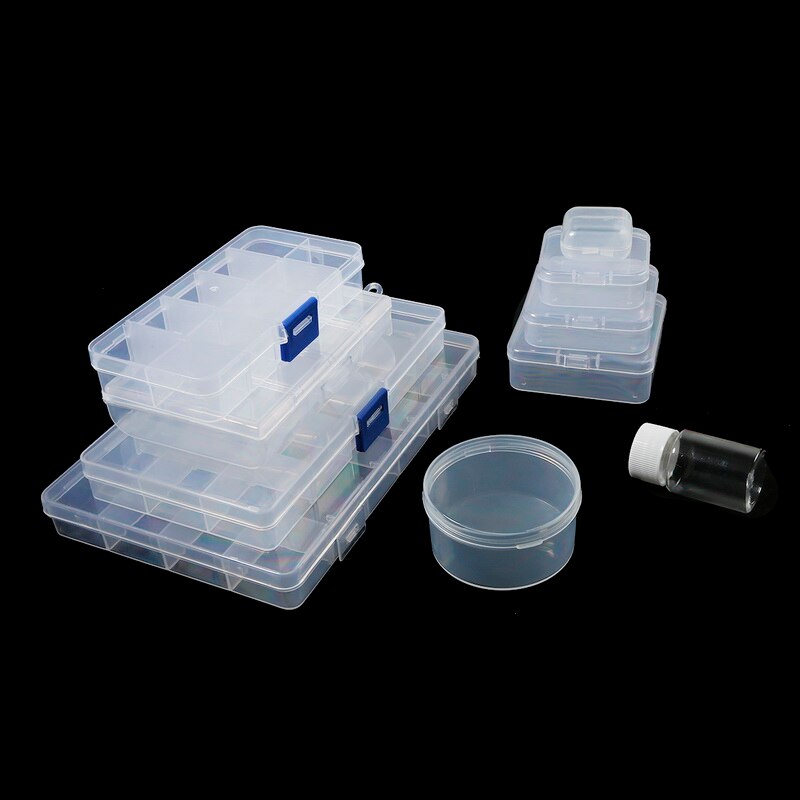 Hộp nhựa đựng đồ trang sức bông tai/ hạt/ vít dùng trưng bày