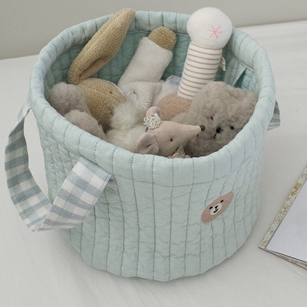 Giỏ Đựng Đồ Chơi / Đồ Ăn Vặt Để Bàn Phong Cách Hàn Quốc Tiện Dụng Cho Gia Đình