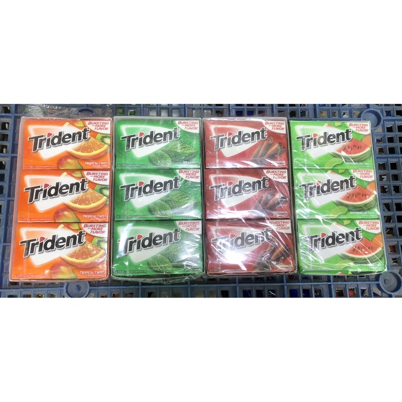 Kẹo Gum Trident 14 sticks của Mỹ