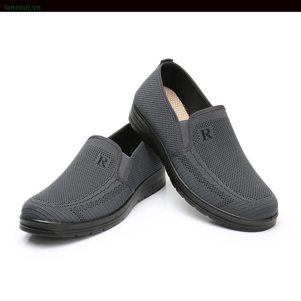 Giày Vải Đế Mềm Thoáng Khí Size Lớn 48 Size 47 46 Size 45 Dành Cho Nam Trung Niên