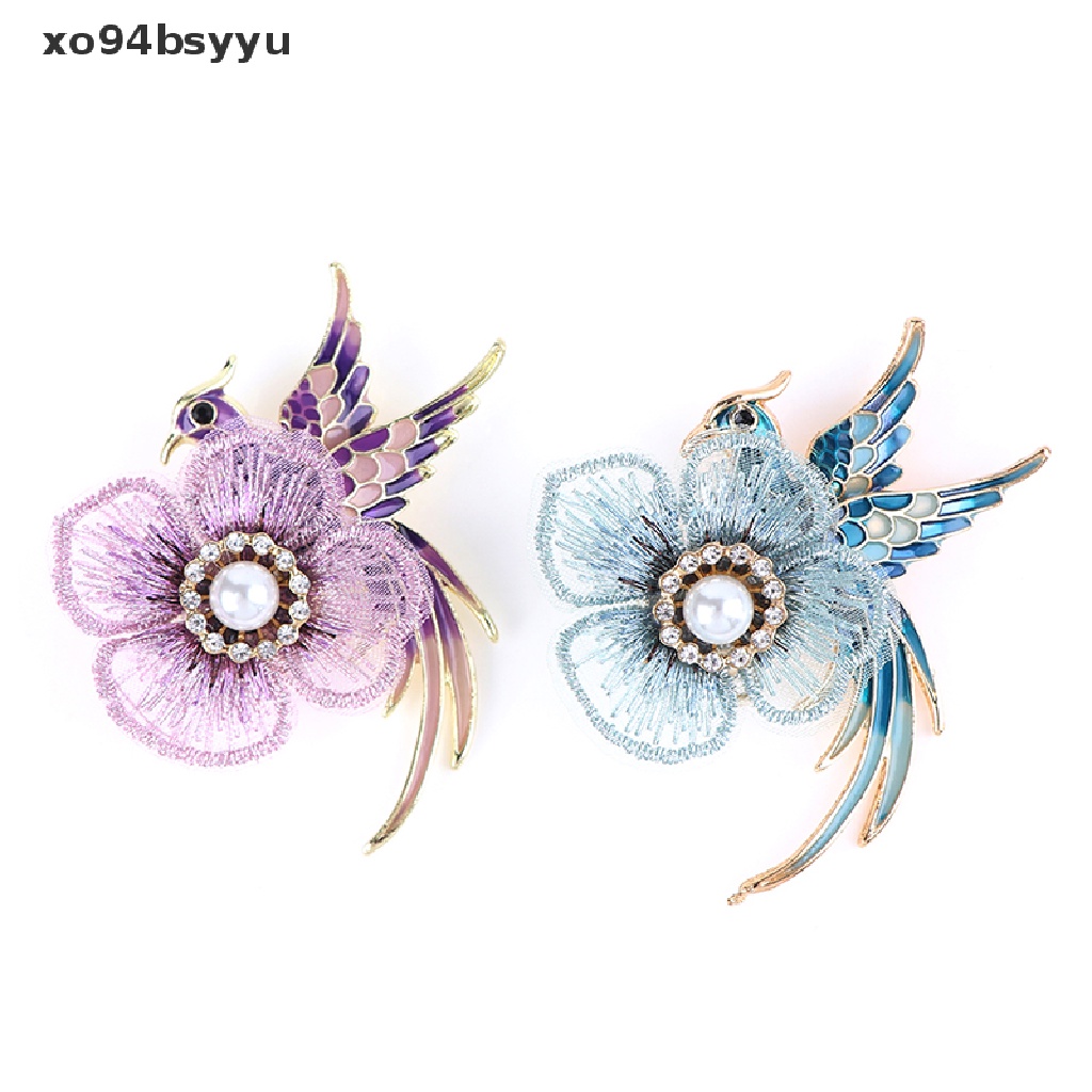 [xo94bsyyu] 1Pc Rhinestone Brooches for Women Enamel Bird Pin Peacock Fashion Brooch Gift [xo94bsyyu]