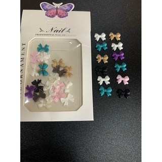 Charm nơ nail, charm nơ đính móng tay nail