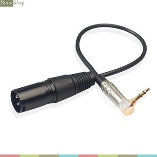 Transhine DC-03 - Cáp Tín Hiệu Cho Transmitter, Kết Nối Máy Quay XLR - 3.5mm, Dài 0.3m.