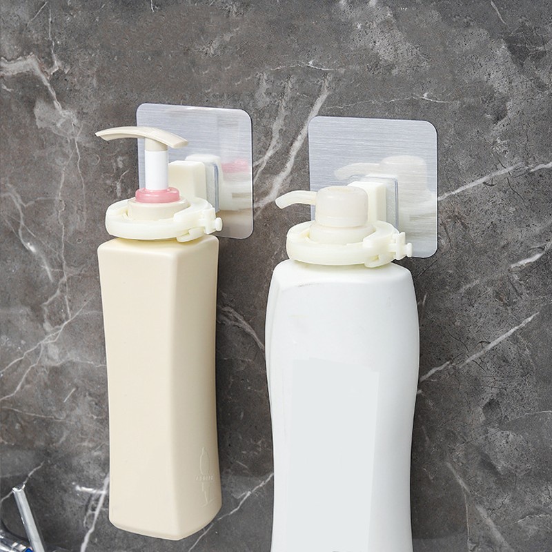 Giá Đỡ Chai Xà Phòng Gắn Tường Không Khoan Tiện Dụng