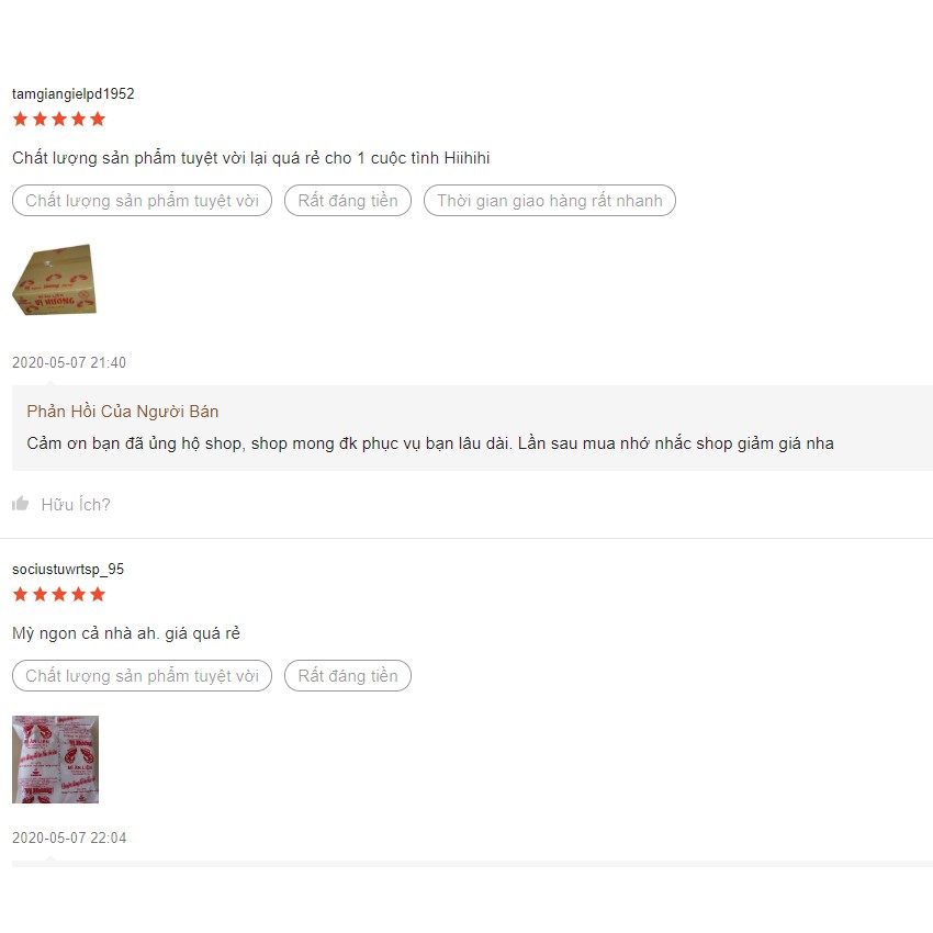 1 Thùng Mì Vị Hương sa tế gói 70g