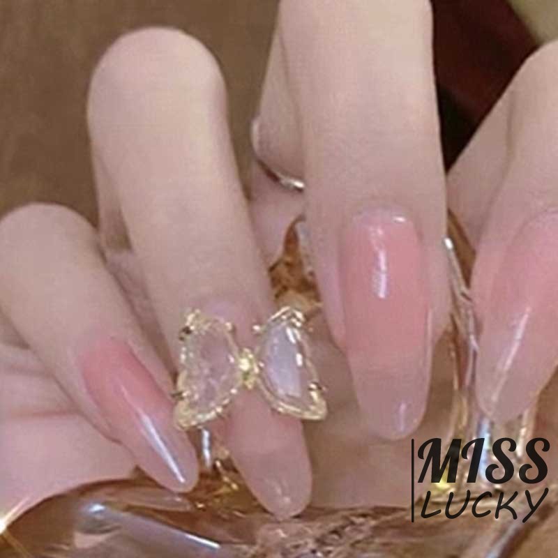 VN (Hàng Mới Về) Set 24 Móng Tay Giả Có Thể Tháo Rời Tiện Dụng