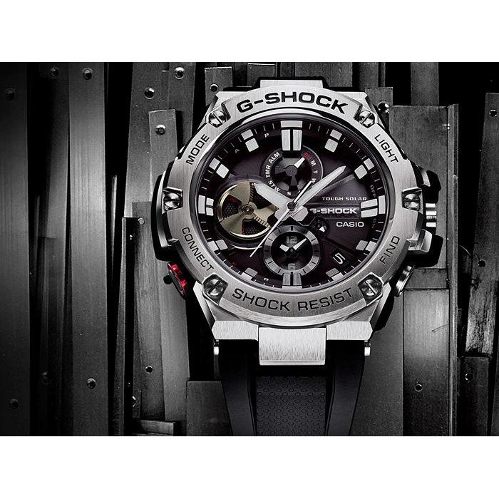 Đồng Hồ Casio Nam Dây Nhựa GSHOCK GST-B100-1ADR Chính Hãng